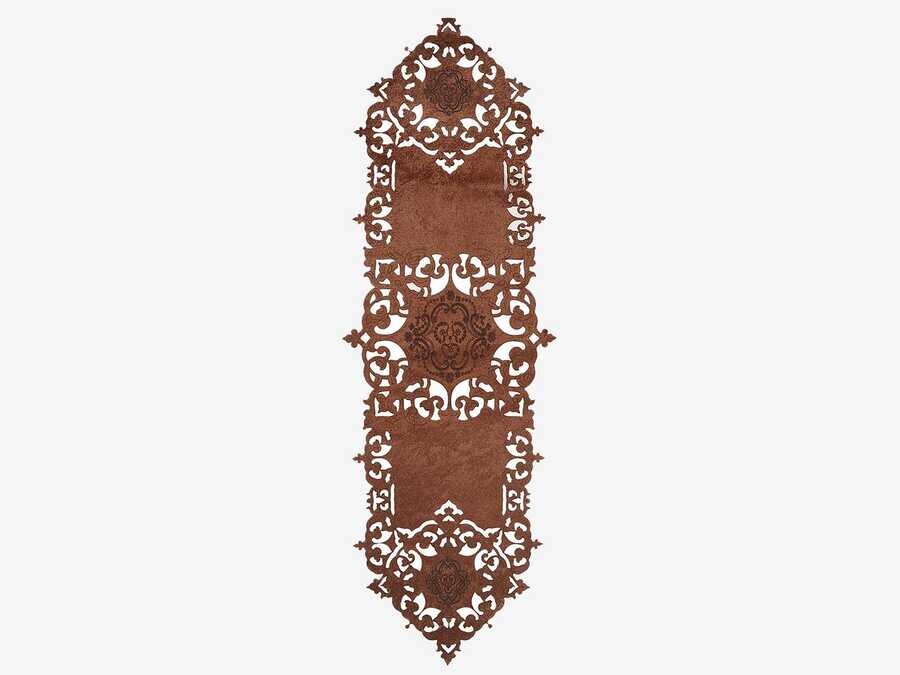 Dowry World - Cloveart Velvet Runner Cinnamon Dowry World - Cloveart Velvet Runner Cinnamon