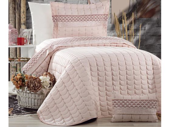 طقم غطاء سرير مفرد - وردي Colors Micro