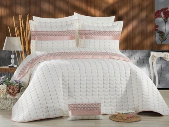 Colors Micro Double Bedspread Cream-Powder