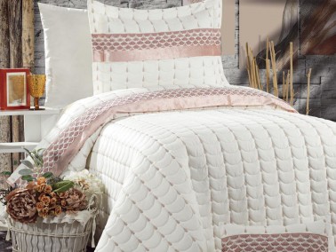 Colors Micro Single Bedspread Cream-Powder - Thumbnail