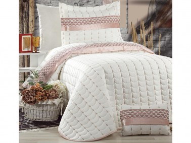 Colors Micro Single Bedspread Cream-Powder - Thumbnail