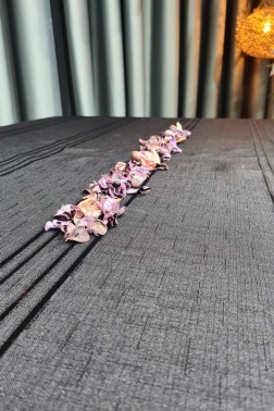 Corvver Table Cloth Rectangle 155x220, %100 Polyester Black - Thumbnail