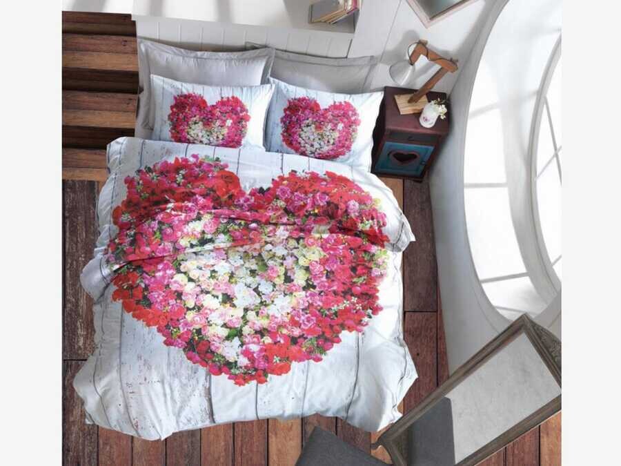 Cotton Box - Cotton Box 3d Nevresim Takımı Garden Vizon Çift Kişilik Cotton Box - Cotton Box 3d Nevresim Takımı Garden Vizon Çift Kişilik