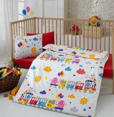 Cotton Box - Cotton Box Baby Duvet Cover Set Cuf Cuf Yellow Cotton Box - Cotton Box Baby Duvet Cover Set Cuf Cuf Yellow
