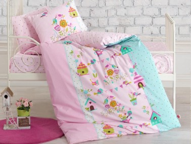 Cotton Box - Cotton Box Bebek Nevresim Takımı Kuş Bahçesi Lila Cotton Box - Cotton Box Bebek Nevresim Takımı Kuş Bahçesi Lila