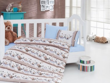 Cotton Box - Cotton Box Baby Duvet Cover Set Swing Blue Cotton Box - Cotton Box Baby Duvet Cover Set Swing Blue