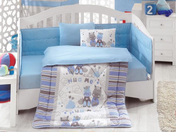 Cotton Box Baby Sleep Set Pony Blue