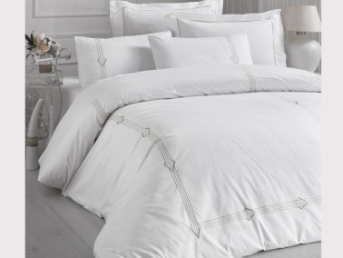 Cotton Box Classic Double Duvet Cover Set Bianka - Thumbnail