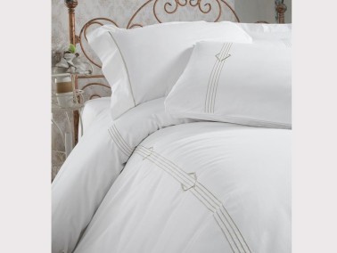 Cotton Box Classic Double Duvet Cover Set Bianka - Thumbnail