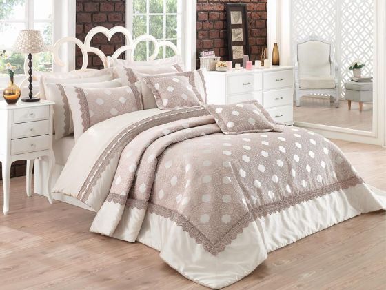 Cotton Box Deluxe Series Bedspread Caren Powder