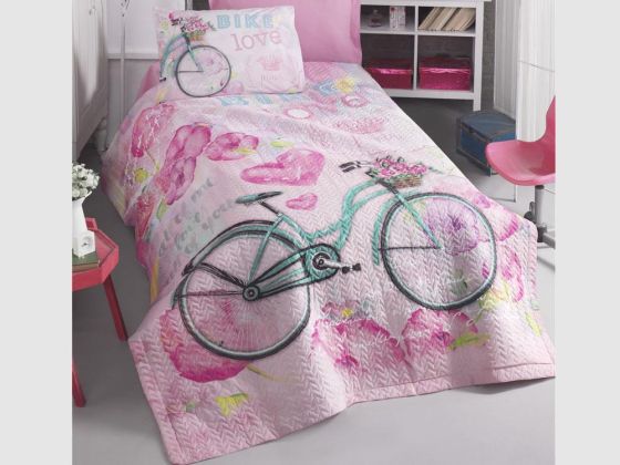 Cotton Box Genç Ranforce Complete Set Bike Pembe Tek Kişilik