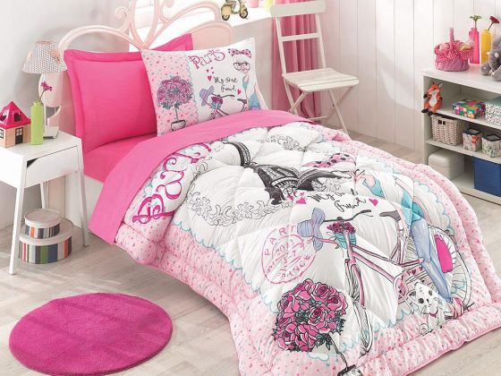 Cotton Box Genç Ranforce Uyku Seti Best Friend Pembe Tek Kişilik