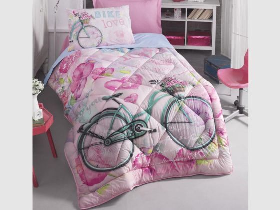 Cotton Box Genç Ranforce Uyku Seti Bike Pembe Tek Kişilik