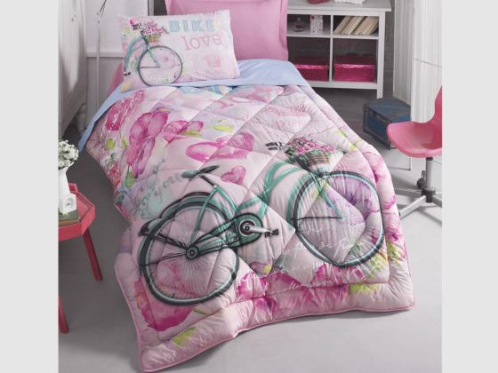 Cotton Box Junior Ranforce Sleeping Set Bike Pink Single