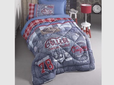 Cotton Box - Cotton Box Genç Ranforce Uyku Seti Blue Jeans Mavi Tek Kişilik Cotton Box - Cotton Box Genç Ranforce Uyku Seti Blue Jeans Mavi Tek Kişilik