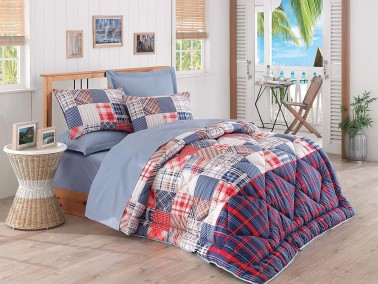 Cotton Box - Cotton Box Jose Ranforce Çift Kişilik Uyku Seti Mavi