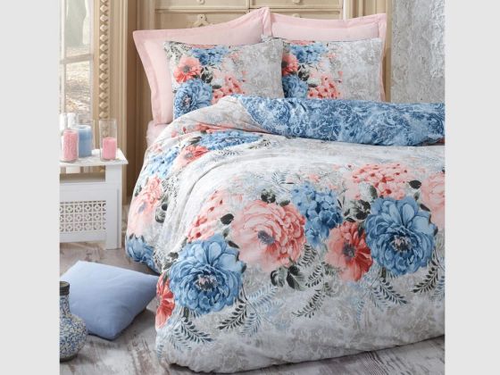 Cotton Box Karla Double Duvet Cover Set Blue