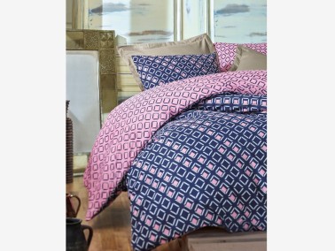 Cotton Box Minimal Duvet Cover Set Like Dried Rose Double Double - Thumbnail