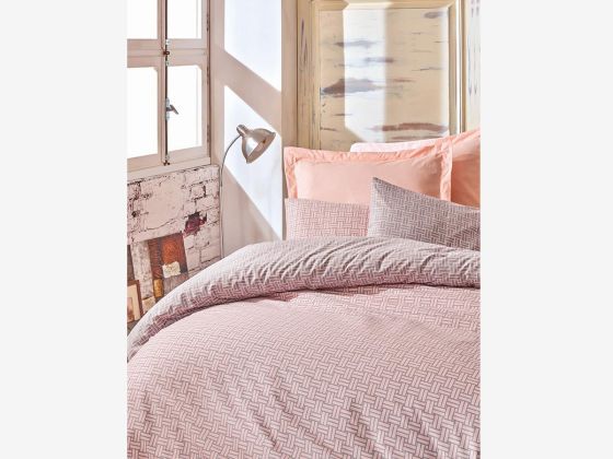 Cotton Box Minimal Duvet Cover Set Must Salmon Double