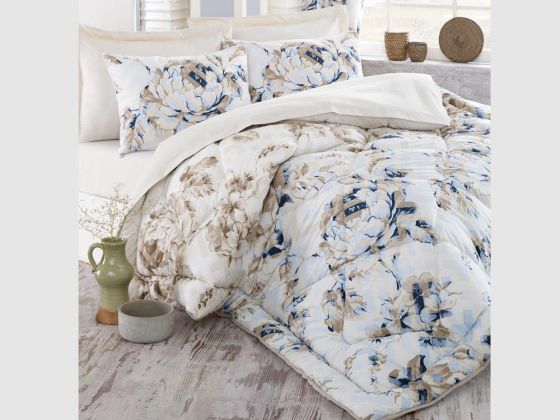 Cotton Box Pastella Ranforce Double Bedding Set Blue