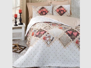 Cotton Box - Cotton Box Ranforce Complete Set Betsey Tek Kişilik Bej Cotton Box - Cotton Box Ranforce Complete Set Betsey Tek Kişilik Bej