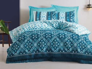 Cotton Box - Cotton Box Ranforce Complete Set Dante Tek Kişilik Petrol Cotton Box - Cotton Box Ranforce Complete Set Dante Tek Kişilik Petrol