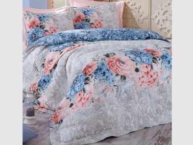 Cotton Box - Cotton Box Ranforce Complete Set Karla Çift Kişilik Mavi Cotton Box - Cotton Box Ranforce Complete Set Karla Çift Kişilik Mavi