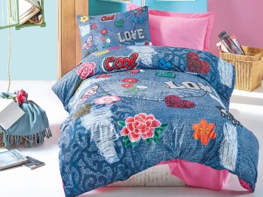 Cotton Box - Cotton Box Ranforce Nevresim Takımı Kelly Pembe Tek Kişilik Cotton Box - Cotton Box Ranforce Nevresim Takımı Kelly Pembe Tek Kişilik