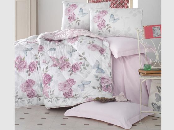 Cotton Box Rosella Ranforce Double Bedding Set Pink