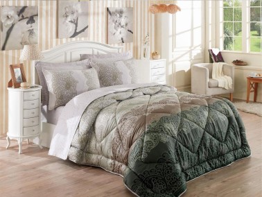 Cotton Box - Cotton Box Saten Uyku Seti Safiye Bej Çift Kişilik Cotton Box - Cotton Box Saten Uyku Seti Safiye Bej Çift Kişilik