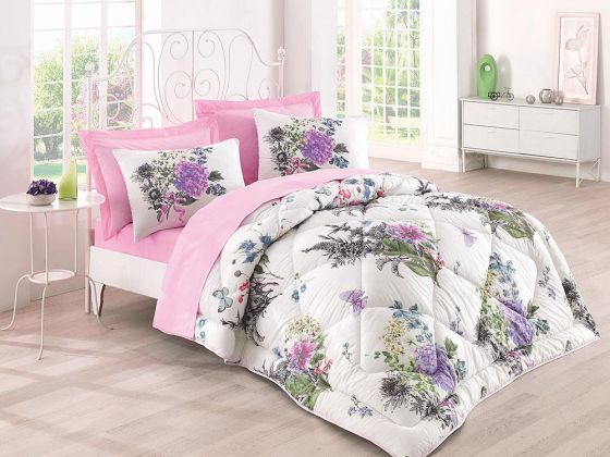 Cotton Box Stella Ranforce Tek Kişilik Uyku Seti Pembe