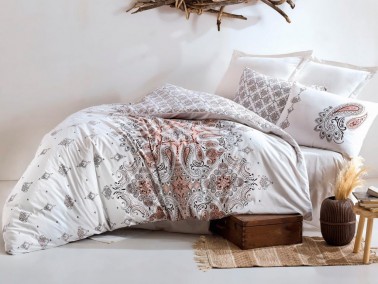 Dowry World - Cottonbox Bohemian Harley Double Duvet Cover Set Beige Dowry World - Cottonbox Bohemian Harley Double Duvet Cover Set Beige