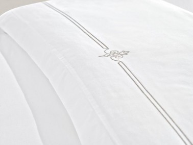 Cottonbox Classic Güher Double Duvet Cover Set White - Thumbnail