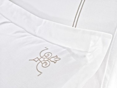 Cottonbox Classic Güher Double Duvet Cover Set White - Thumbnail