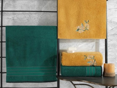 Cotton Box - Cottonbox Colorful Turkish Bath Set Green-Yellow Cotton Box - Cottonbox Colorful Turkish Bath Set Green-Yellow