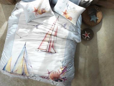Cotton Box - Cottonbox Maritime Yacht Single Duvet Cover Set Blue