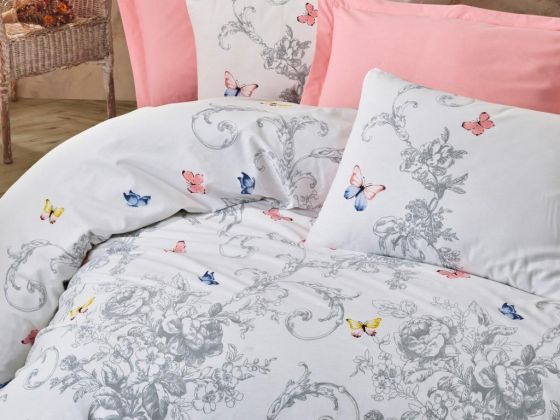 Cottonbox Modeline Cathi Double Duvet Cover Set Salmon