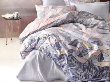 Cotton Box - Cottonbox Modeline Dennis Double Duvet Cover Set Gray Cotton Box - Cottonbox Modeline Dennis Double Duvet Cover Set Gray
