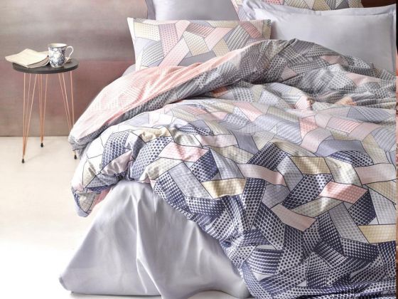 Cottonbox Modeline Dennis Double Duvet Cover Set Gray