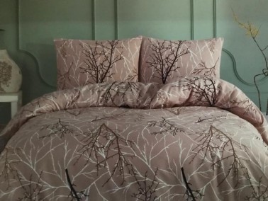 Hobby - Lopez Daily Ranforce Double Duvet Cover Set Brown