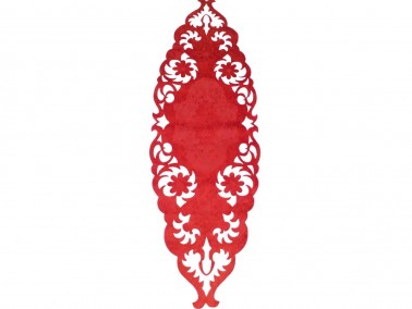  Daisy Lux Velvet Runner Red - Thumbnail