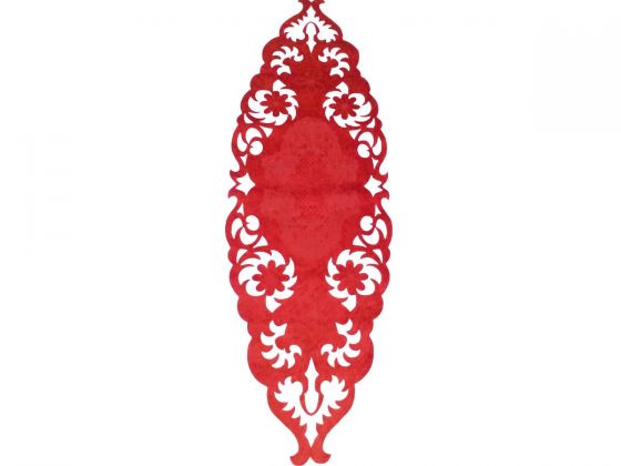  Daisy Lux Velvet Runner Red