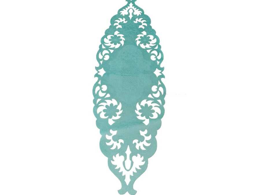  Daisy Lux Velvet Runner Spring Green - Thumbnail