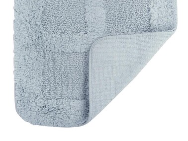 Dama Cotton 2 Piece Bath Mat Set Anthracite - Thumbnail