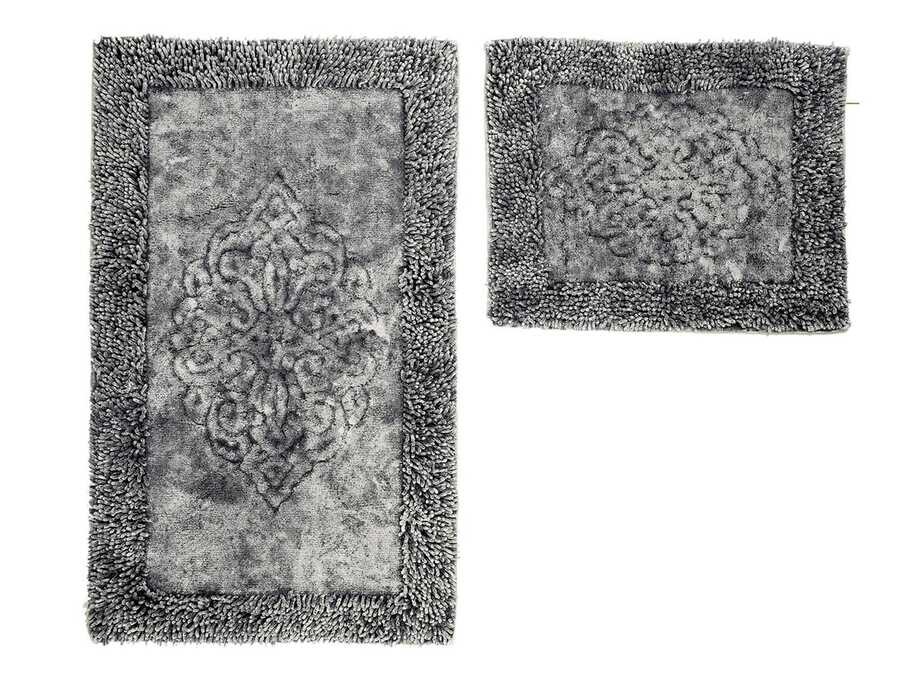 Çeyiz Diyarı - Damaks Towel 2 pcs-Bath Mat Smoked