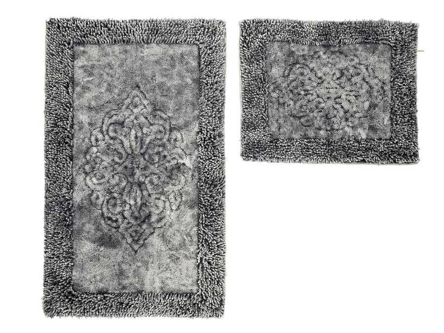 Damaks Towel 2 pcs-Bath Mat Smoked