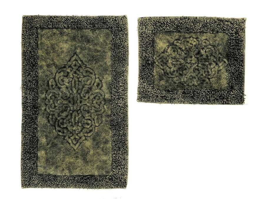 Damaks Towel 2 pcs-Bath Mat Green