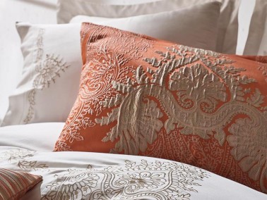 Lace Elenor Embroidered Duvet Cover Set - Thumbnail