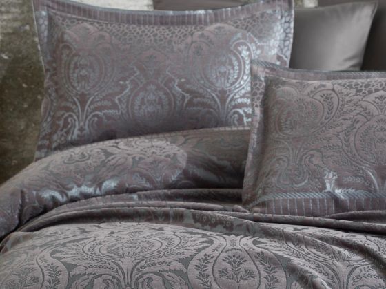 Hazel Jacquard Double Bedspread Anthracite