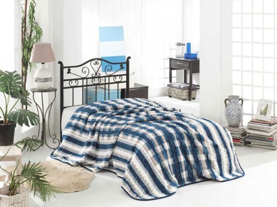 Debora Single Blanket Blue